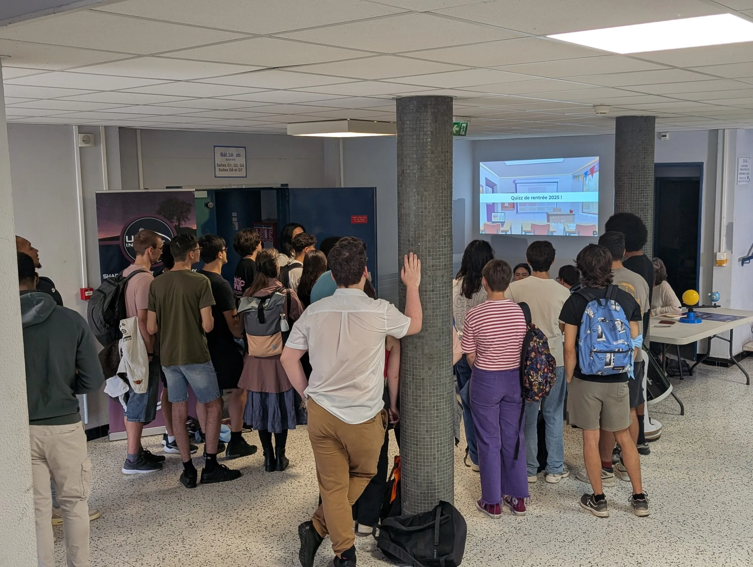 Étudiantes et étudiants accueillis lors des journées de prérentrée