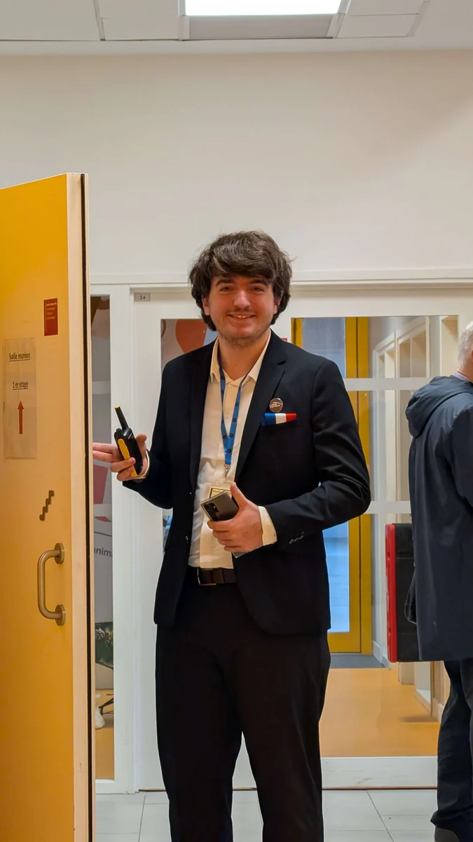 Nathan Graglia, responsable du pôle Événementiel